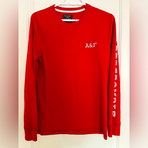 ABERCROMBIE & FITCH men’s long-sleeved t-shirt size S - Picture 1 of 6